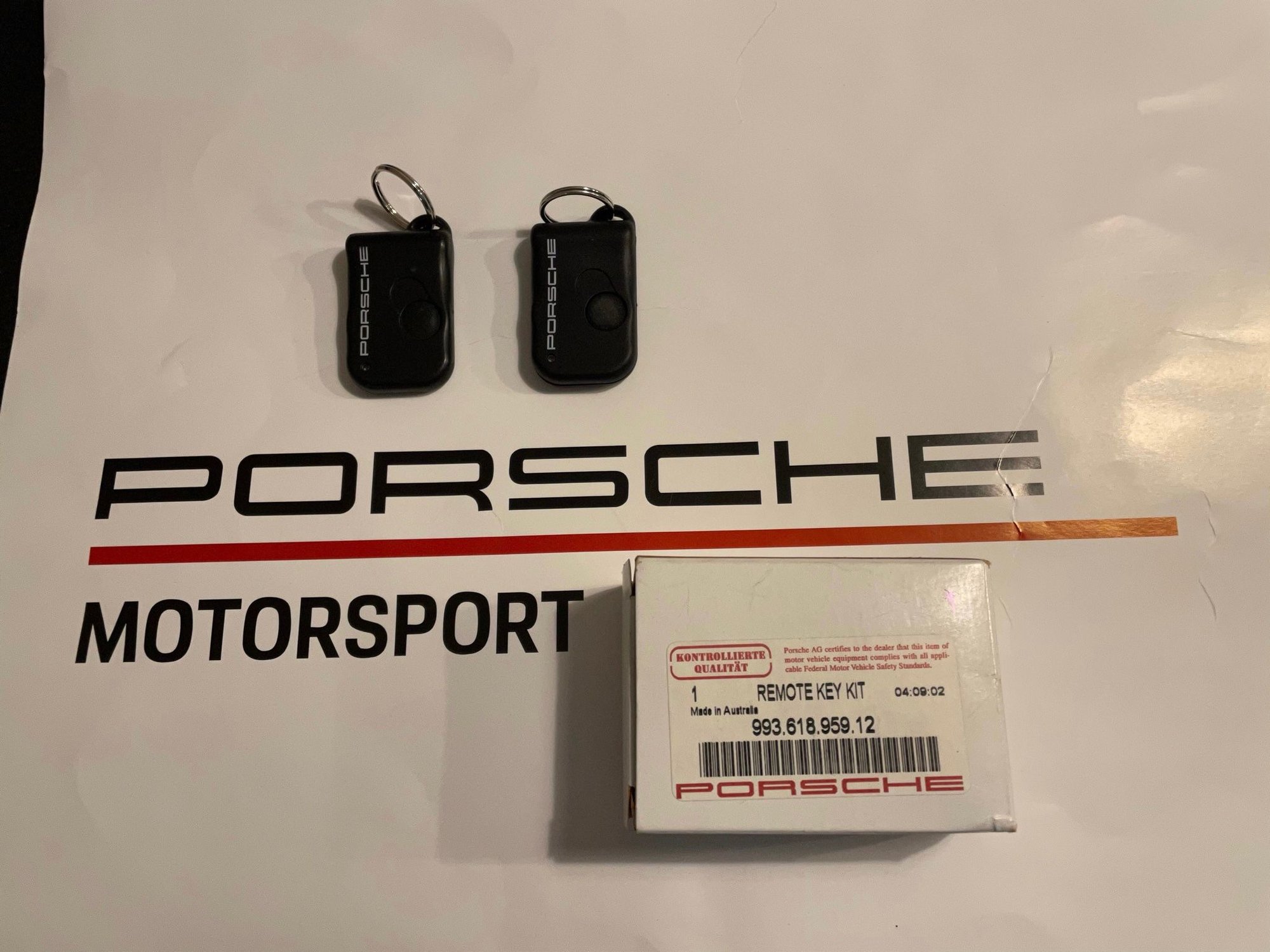 Porsche 993 Key Fob Remote Keyless Entry 99361825902 (99361825902)