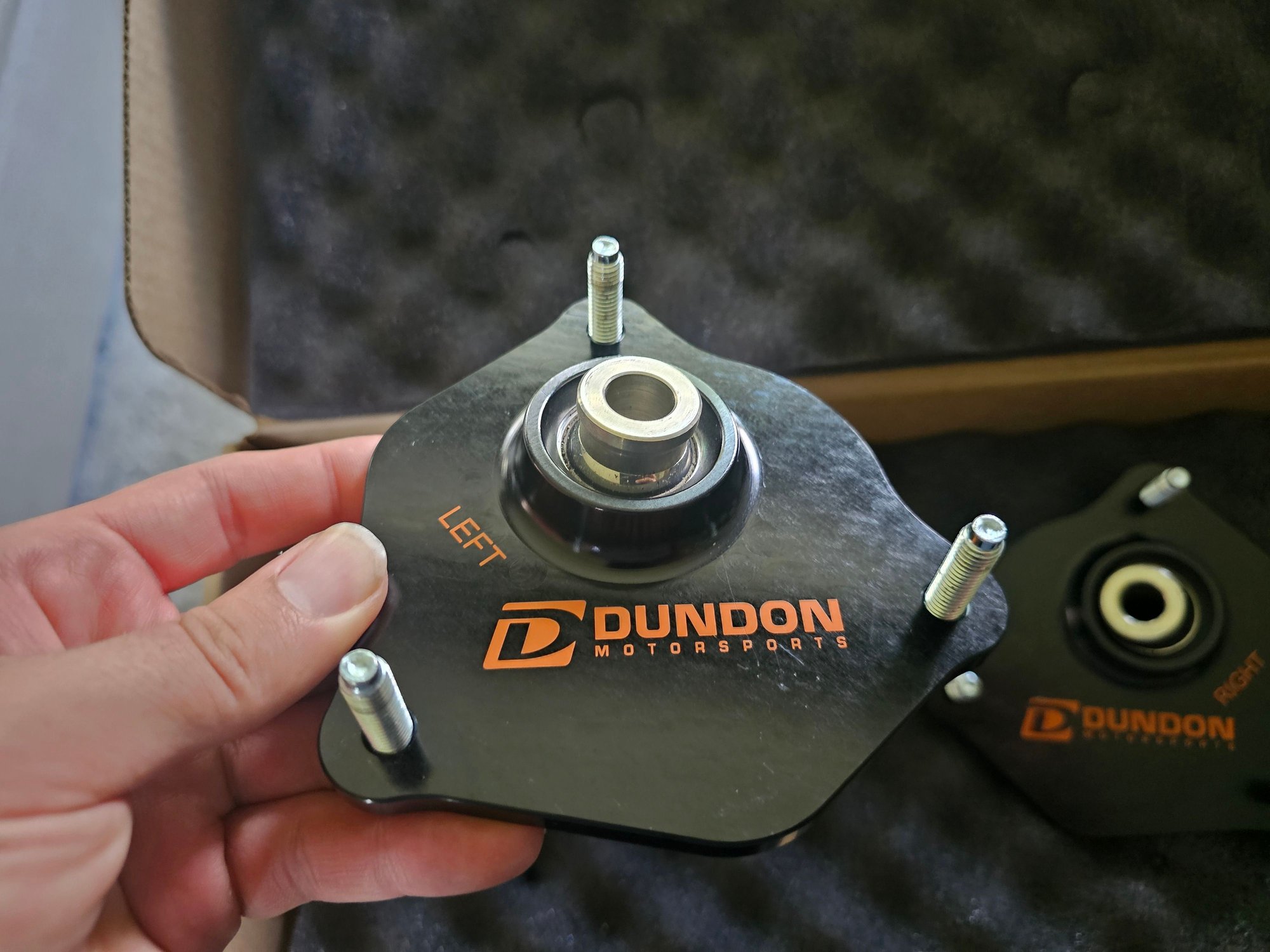 Steering/Suspension - Dundon Motorsports 991 718 981 FRONT UPPER STRUT MOUNTS / CAMBER PLATES - Used - -1 to 2025  All Models - Wentzville, MO 63385, United States