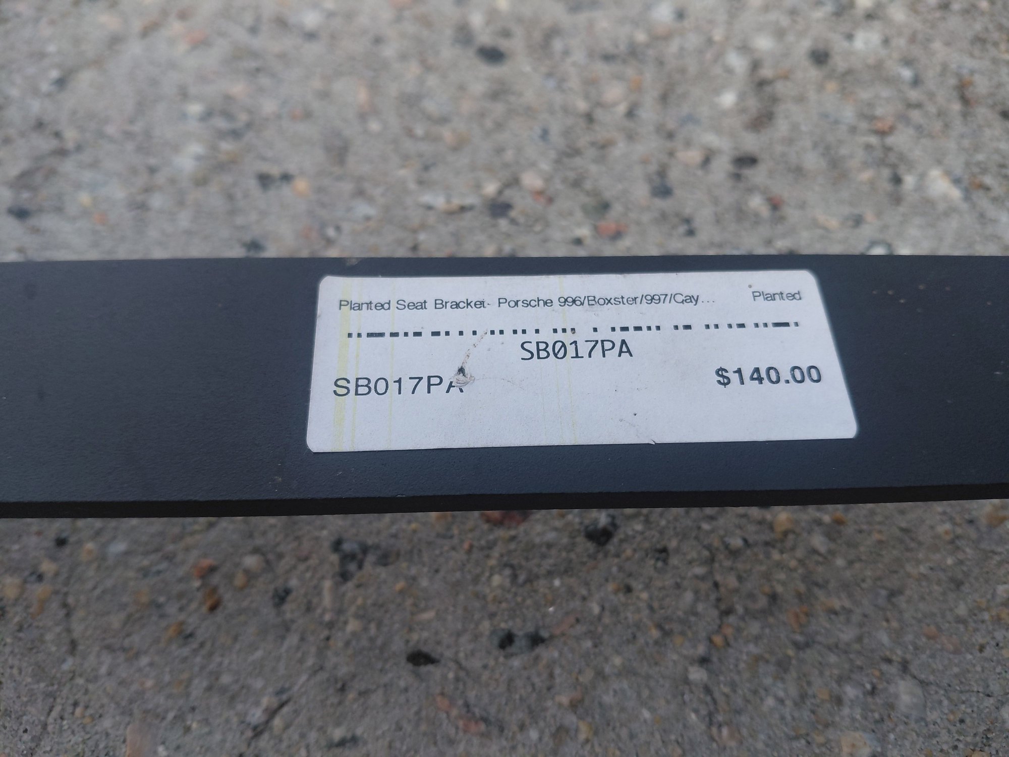 Miscellaneous - Planted Technology Porsche driver/passenger race seat mounts 996/Boxster/Cayman/991 - Used - -1 to 2026  All Models - Myrtle Beach, SC 29588, United States