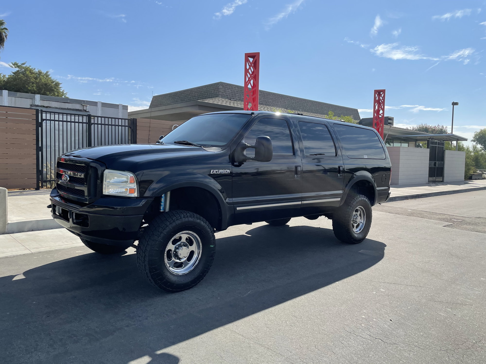 ford excursion lifted black