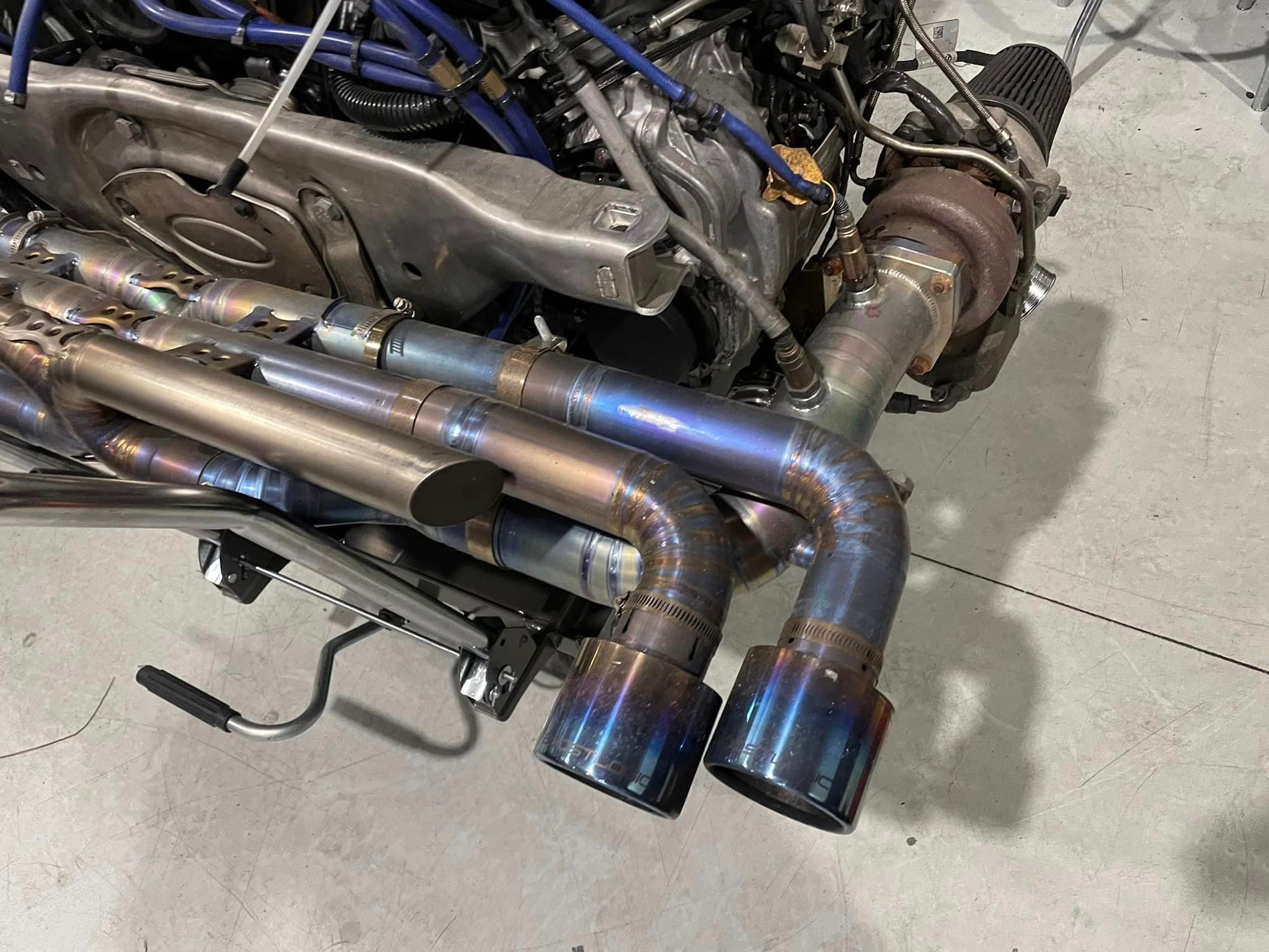 Engine - Exhaust - Boost logic titanium exhaust for the 991 porsche turbo and turbo s - Used - 2013 to 2018 Porsche 911 - High Point, NC 27262, United States