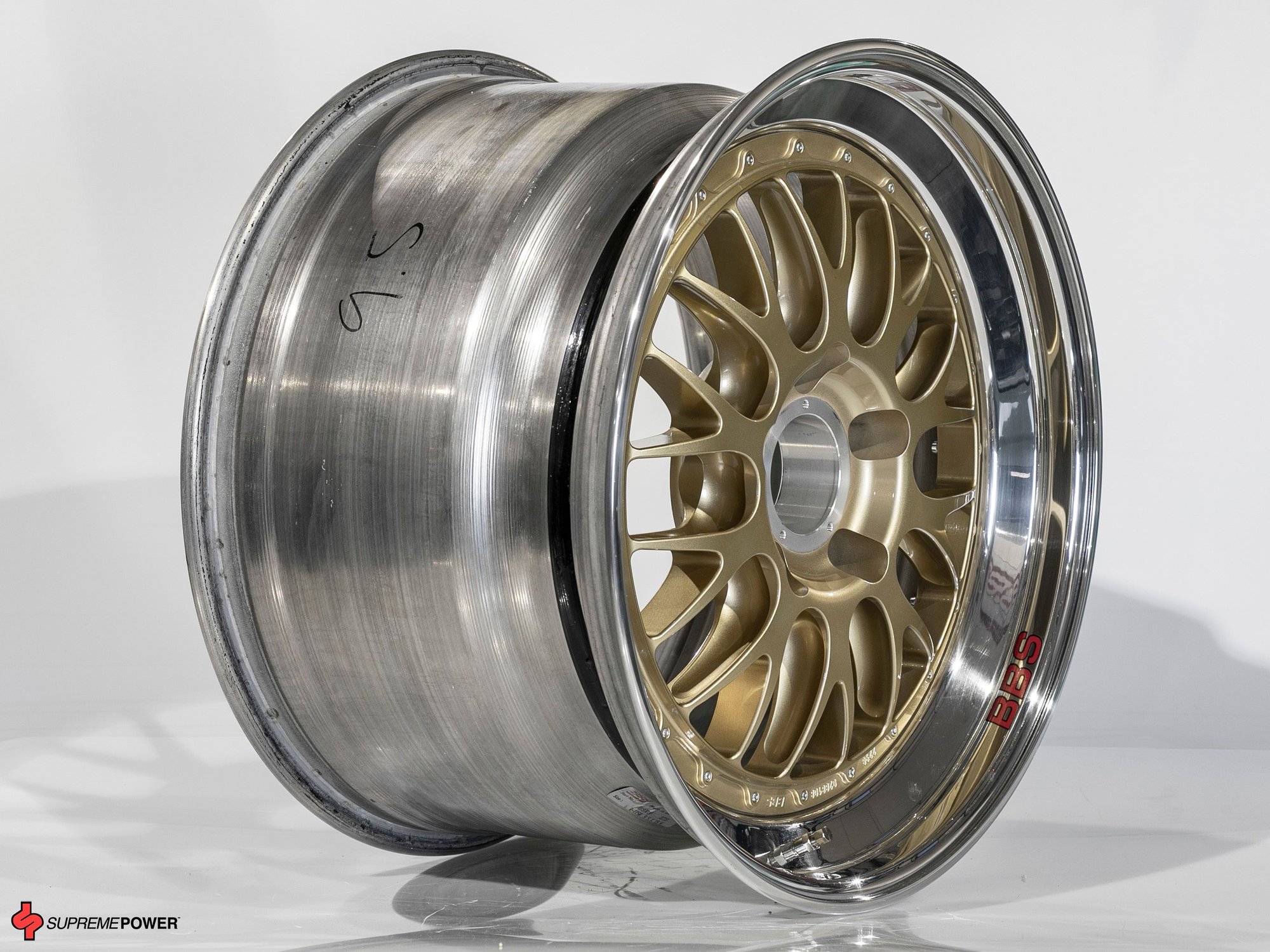 PAIR 15x6.5 BBS Motorsport 20 Hole Barrel Lip E50 lip e49 e52 Old Racing  Polish