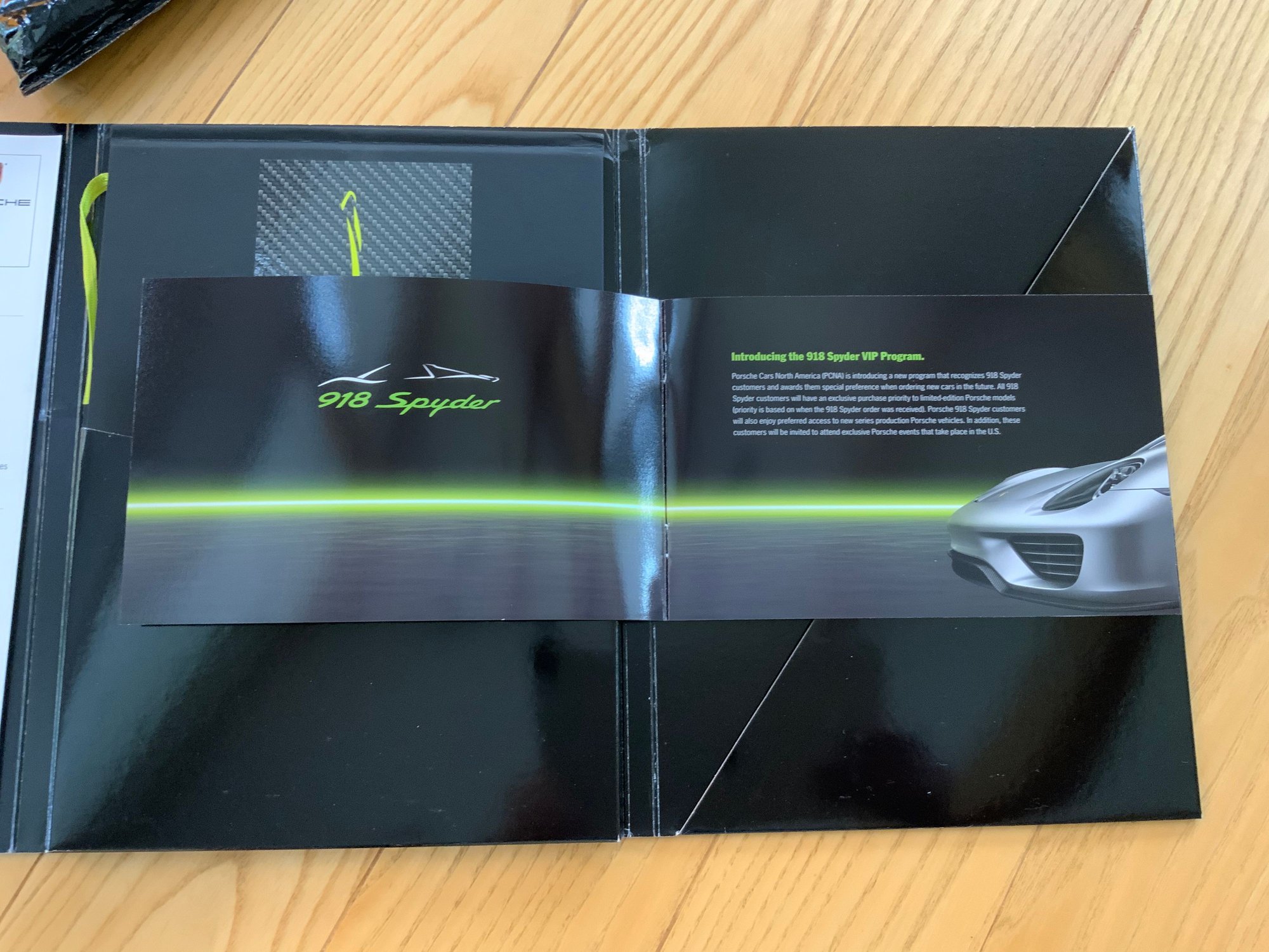 Miscellaneous - PORSCHE 918 SPYDER VIP CUSTOMER BROCHURE/PACKAGE 2013 - New - 2013 Porsche 918 Spyder - Winthrop, WA 98862, United States