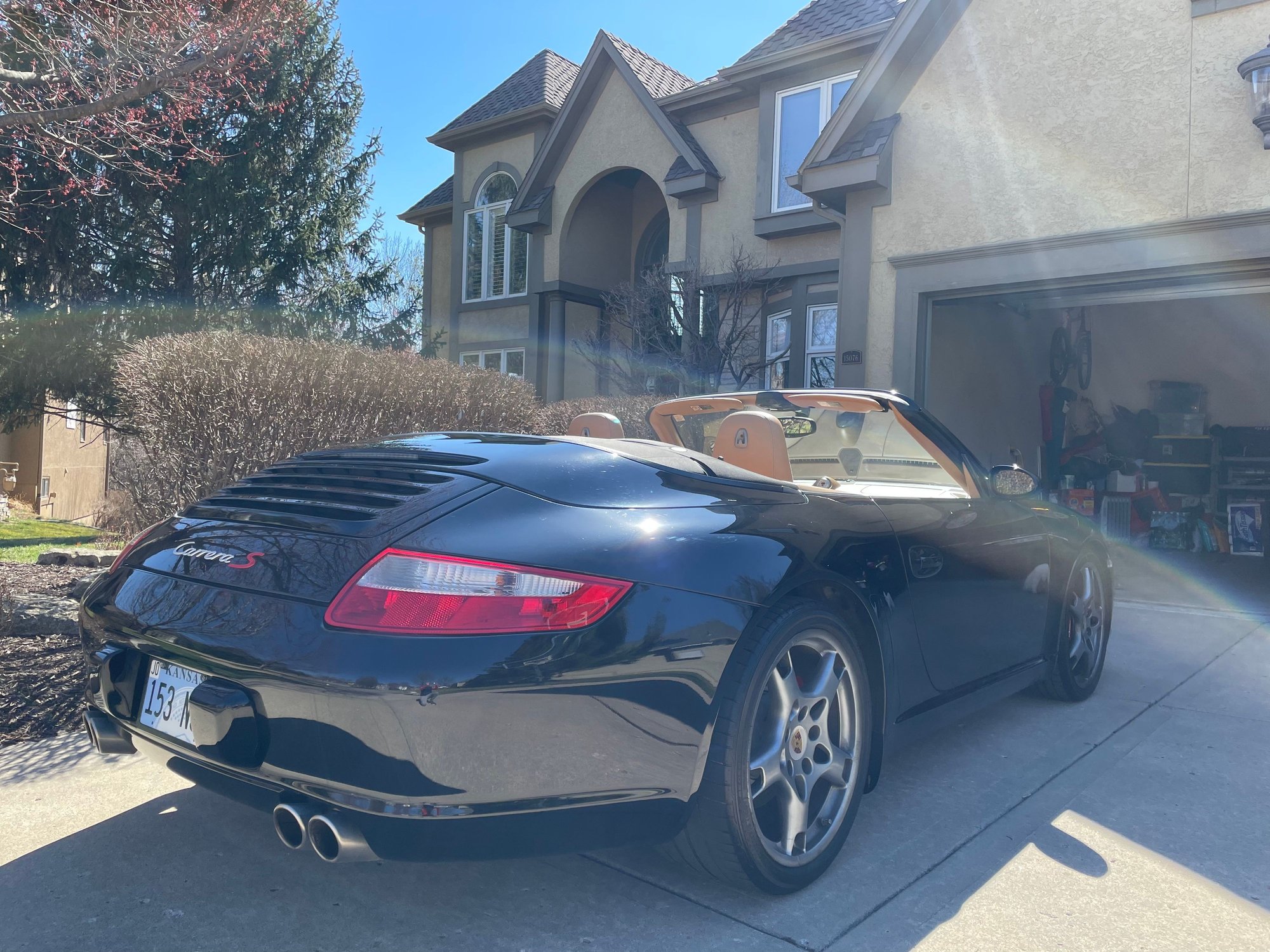 2006 Porsche 911 - 2006 Carrera S cab for sale. - Used - VIN WP0CB29986S768262 - 92,242 Miles - Automatic - Convertible - Black - Leawood, KS 66224, United States