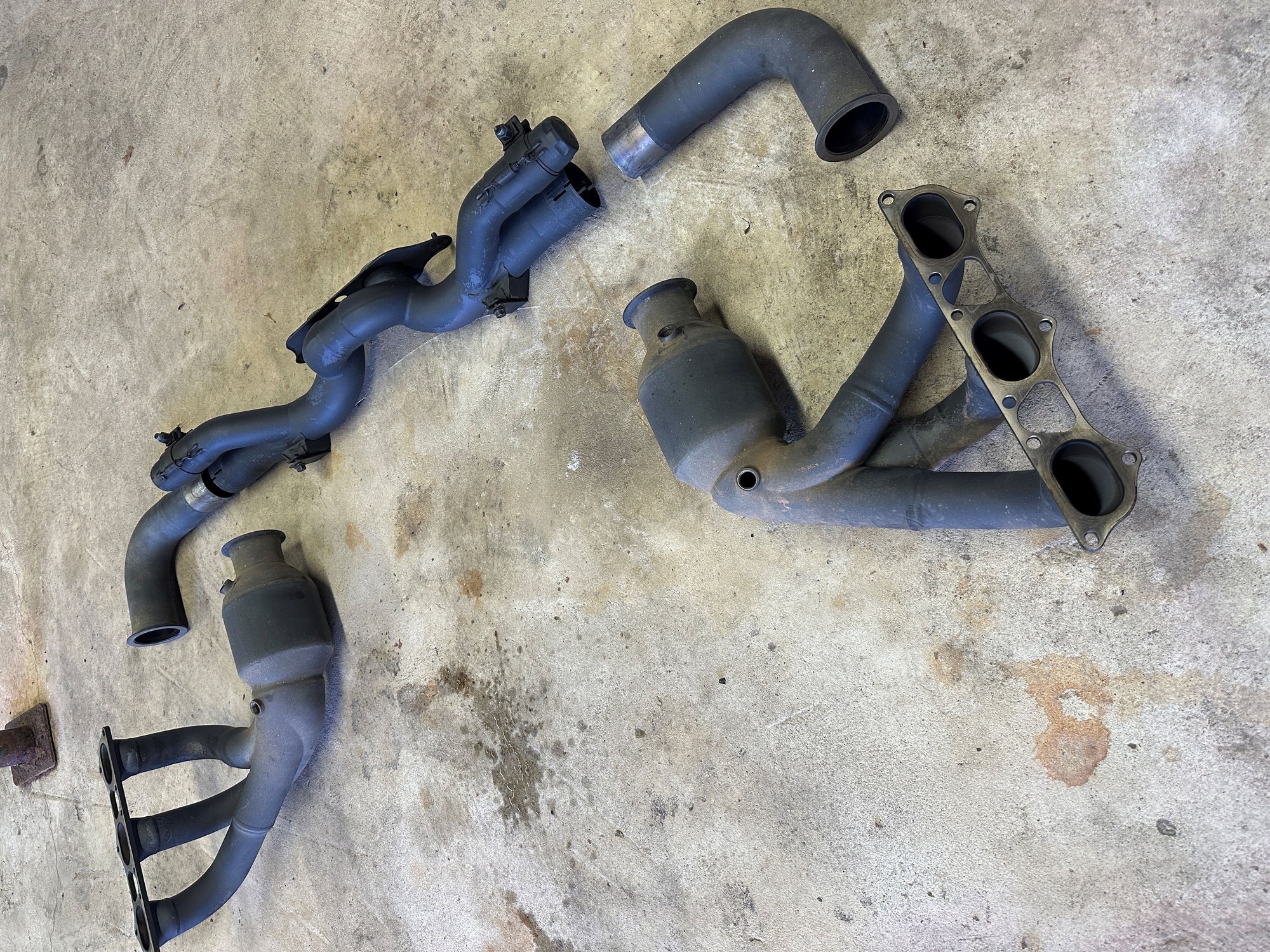 Engine - Exhaust - Akrapovic Slip-On Race Line Titanium Exhaust w/ Titanium Headers & Link Pipes - GT3 - Used - 2016 to 2019 Porsche GT3 - Bernardsville, NJ 07924, United States