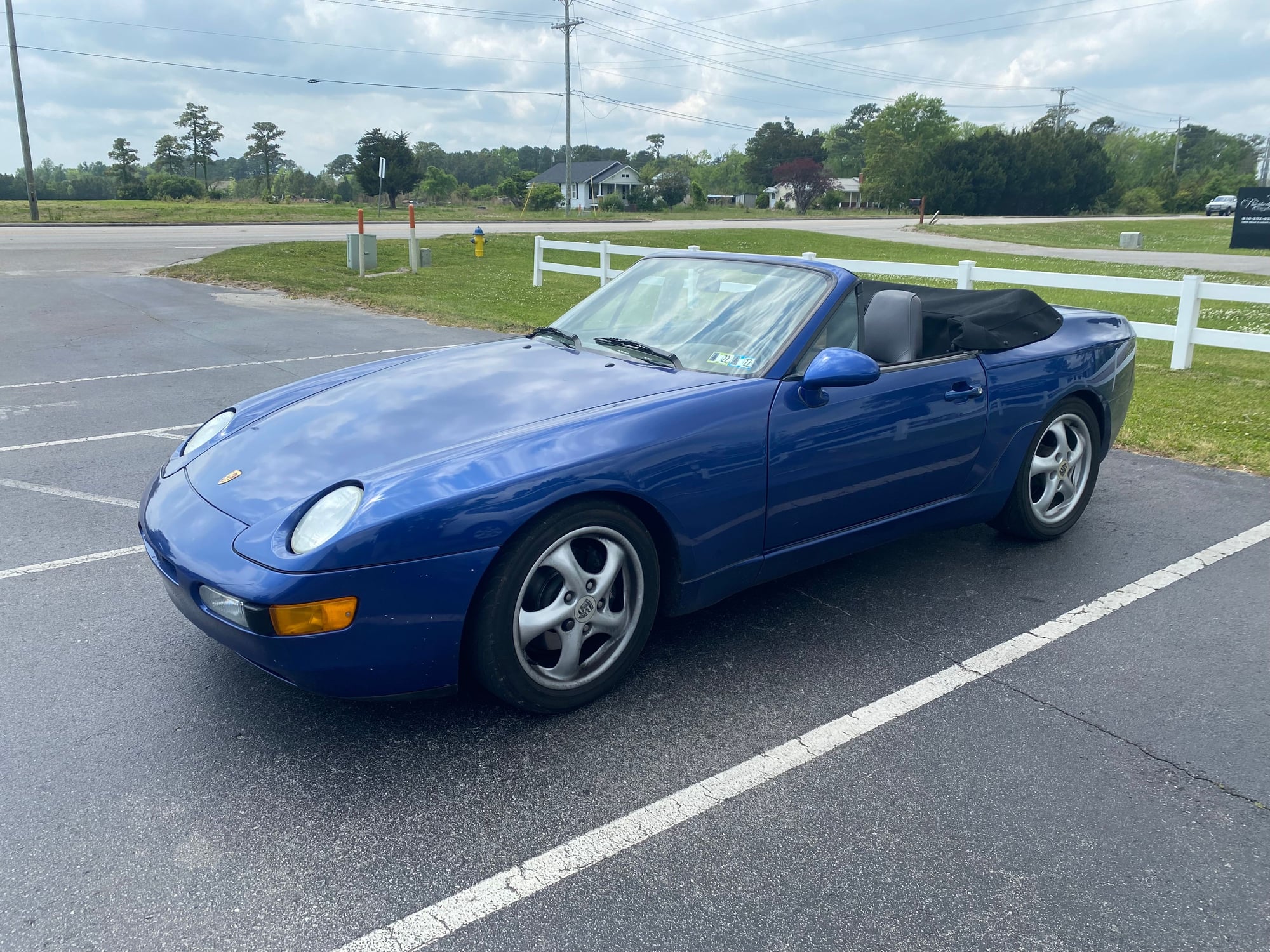 1992 Porsche 968 - 1992 Porsche 968 Convertible for sale - Used - VIN WPOCA296XNS840201 - 81,000 Miles - 4 cyl - 2WD - Manual - Convertible - Blue - Hubert, NC 28539, United States