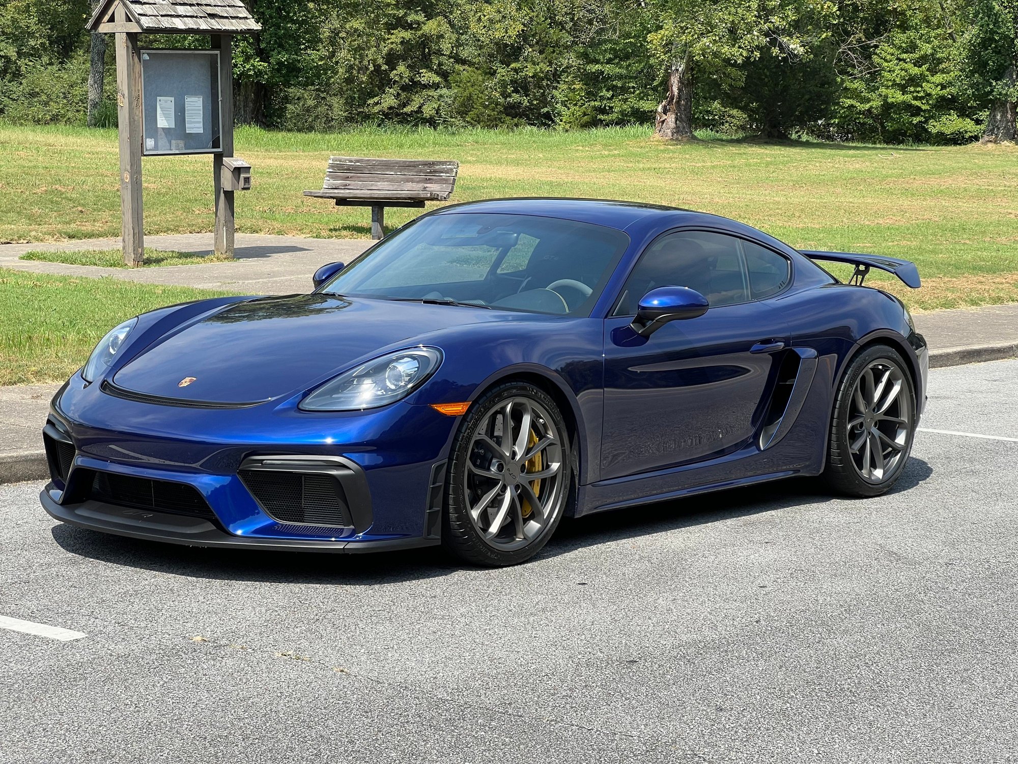 2020 Porsche 718 Cayman - 2020 Porsche 718 GT4 6-speed, 8k Miles, Bucket Seats, PCCBs, CPO until 2026 - Used - VIN WP0AC2A88LK289505 - 7,900 Miles - 6 cyl - 2WD - Manual - Coupe - Blue - Nashville, TN 37011, United States