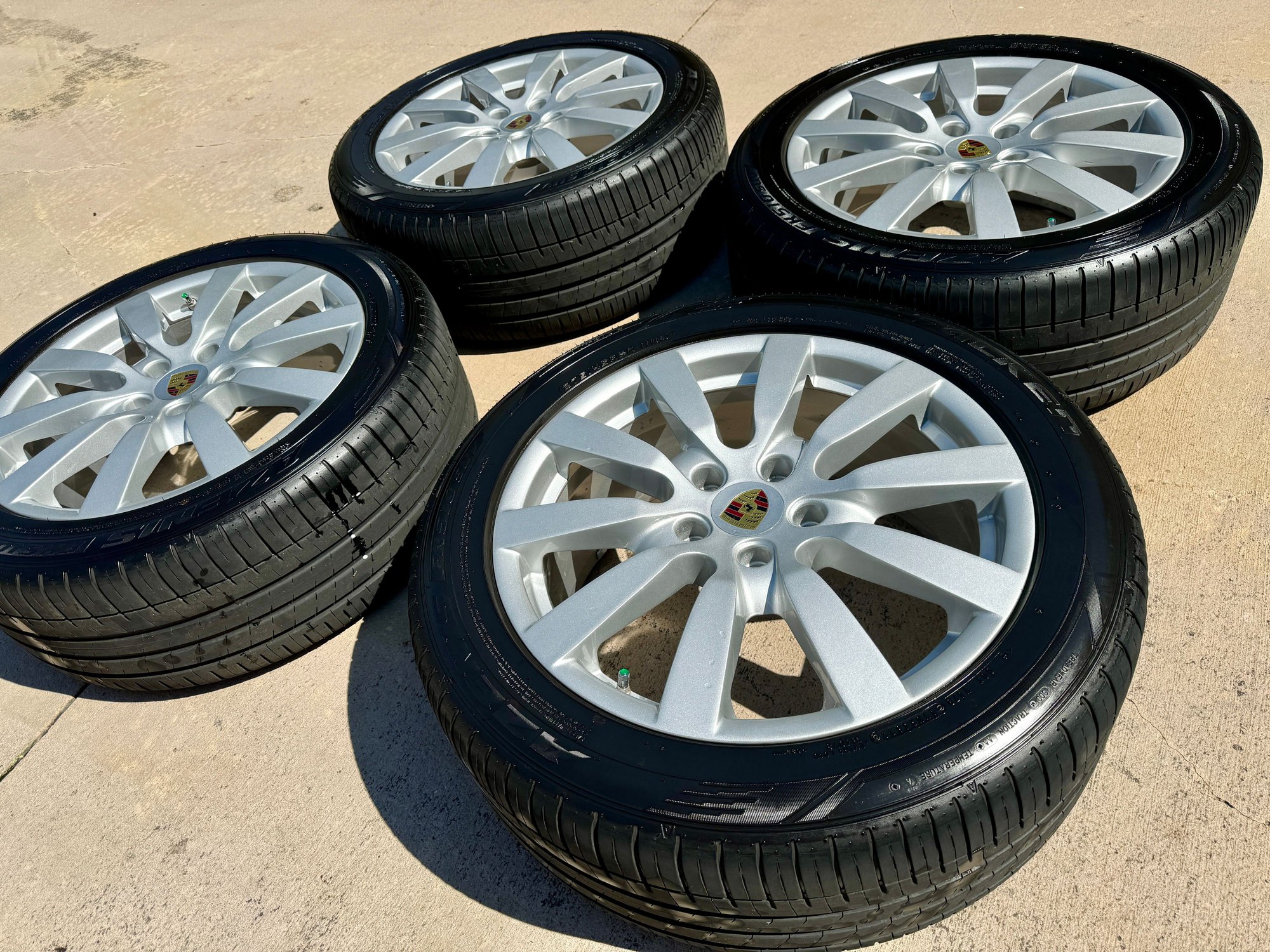 Wheels and Tires/Axles - Cayenne 958.1/958.2 9x20" Wheels, tires, tpms and wheel center caps - excellent shape - Used - All Years  All Models - Gainesville, GA 30506, United States