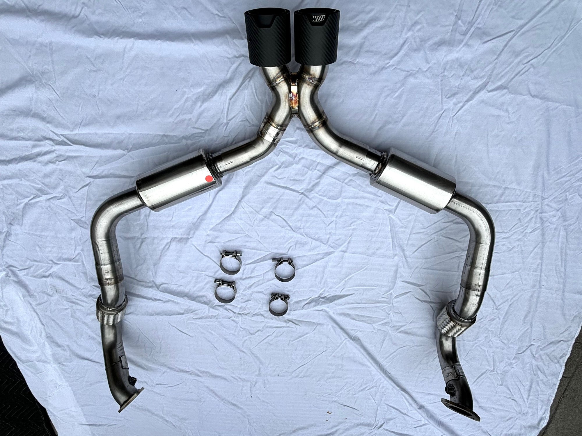 Engine - Exhaust - Cayman 981 GT4 Cargraphic's Race Exhaust System Grand Am Cayman Cup - Used - 2012 to 2016 Porsche Cayman GT4 - Seattle, WA 98006, United States