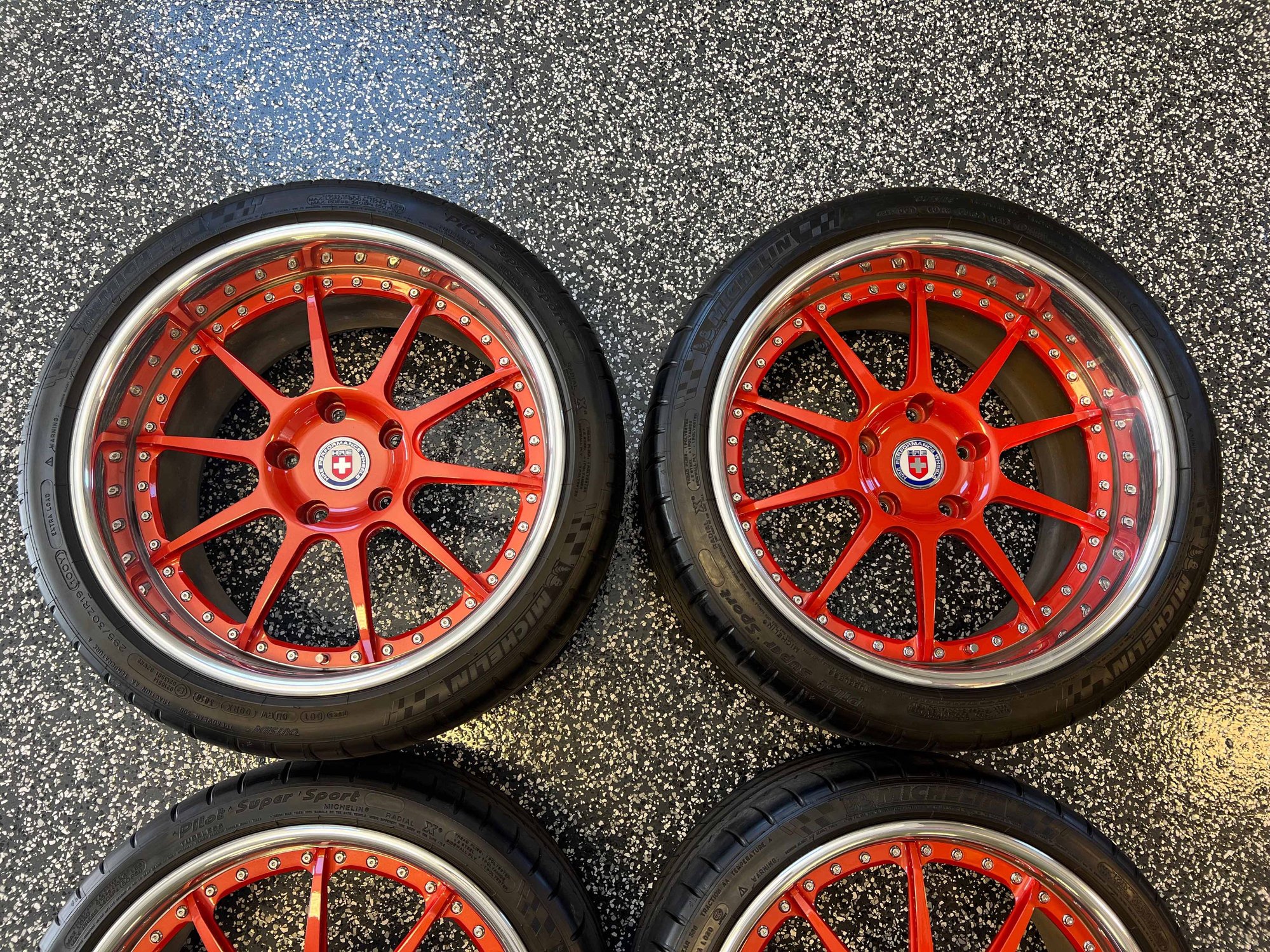 Wheels and Tires/Axles - HRE 593RS 3-Piece Forged 19" Wheels w/ Michelin Tires Porsche 996 997 - Used - 2000 to 2013 Porsche 911 - West Chester, PA 19382, United States