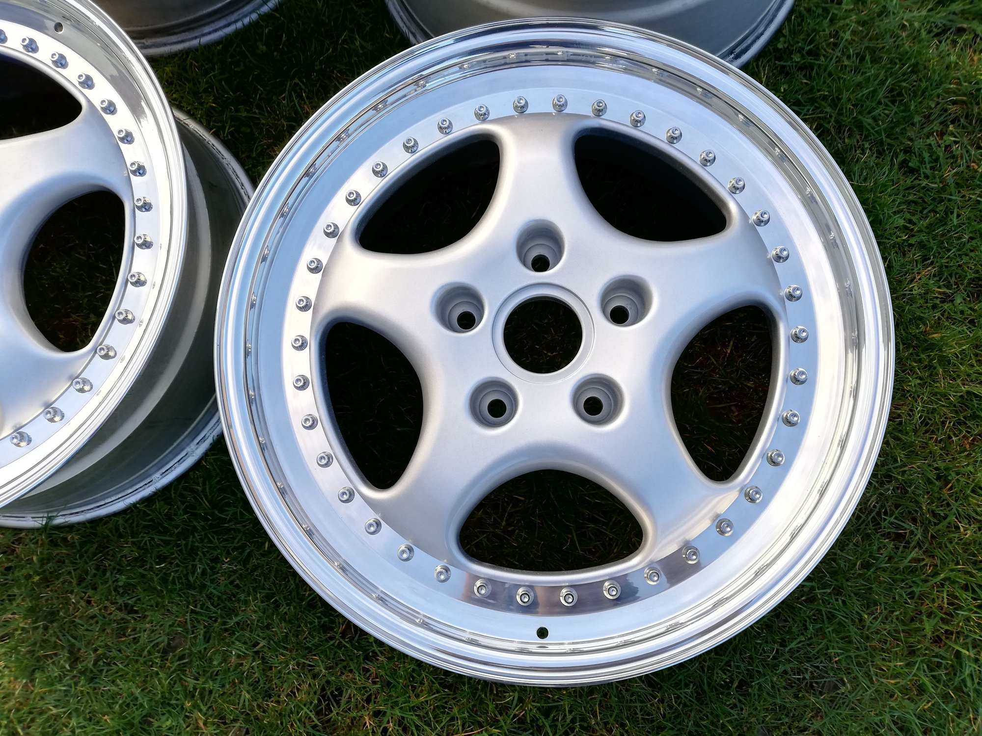 Wheels and Tires/Axles - "Speedline for Porsche" 964 Turbolook RH split wheels 8J 11J 18 inch - Used - 1989 to 2005 Porsche 911 - Quedlinburg, Germany