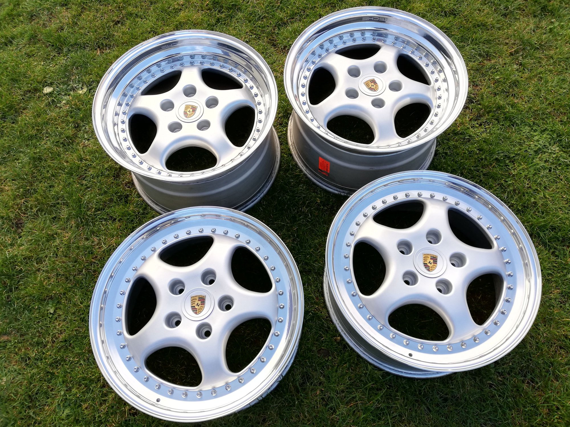 Wheels and Tires/Axles - "Speedline for Porsche" 964 Turbolook RH split wheels 8J 11J 18 inch - Used - 1989 to 2005 Porsche 911 - Quedlinburg, Germany