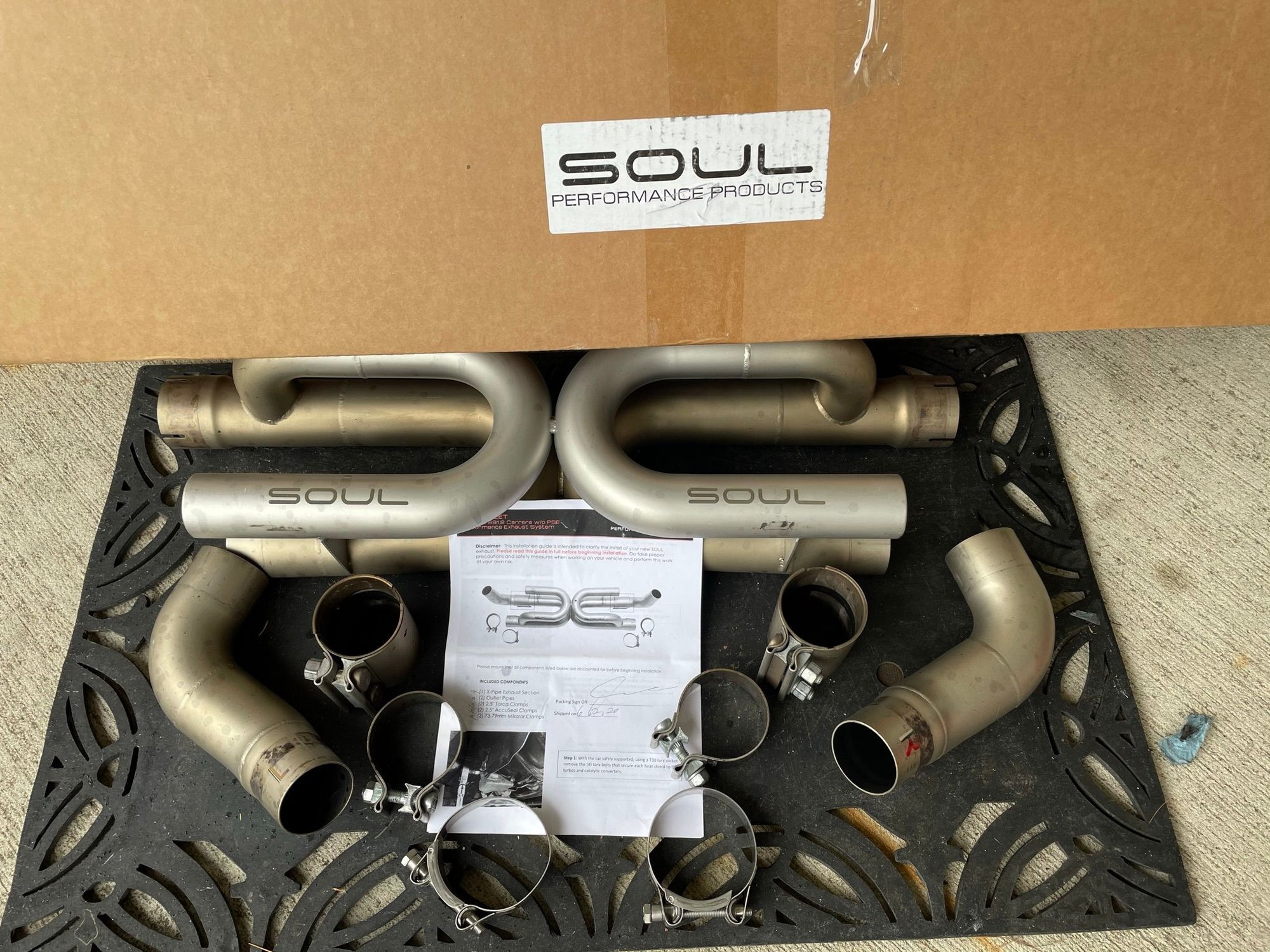 Soul Performance Non PSE rear pipes with Anti-drone - 991.2