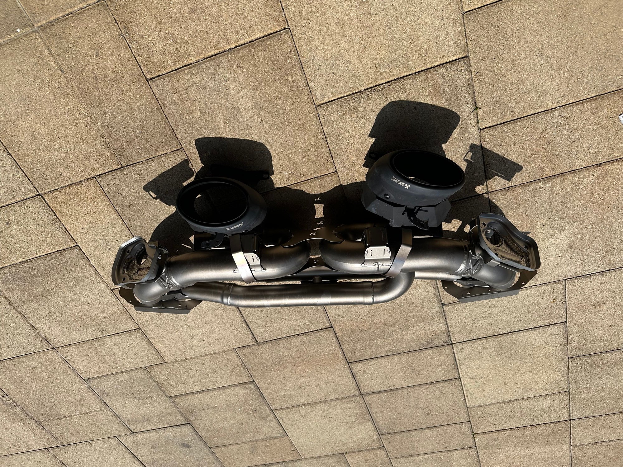 Engine - Exhaust - Akrapovic Porsche 911 Turbo/ S Titanium Slip on Race Line Axel Back Exhaust - Used - 2020 to 2023 Porsche 911 - San Diego, CA 92108, United States