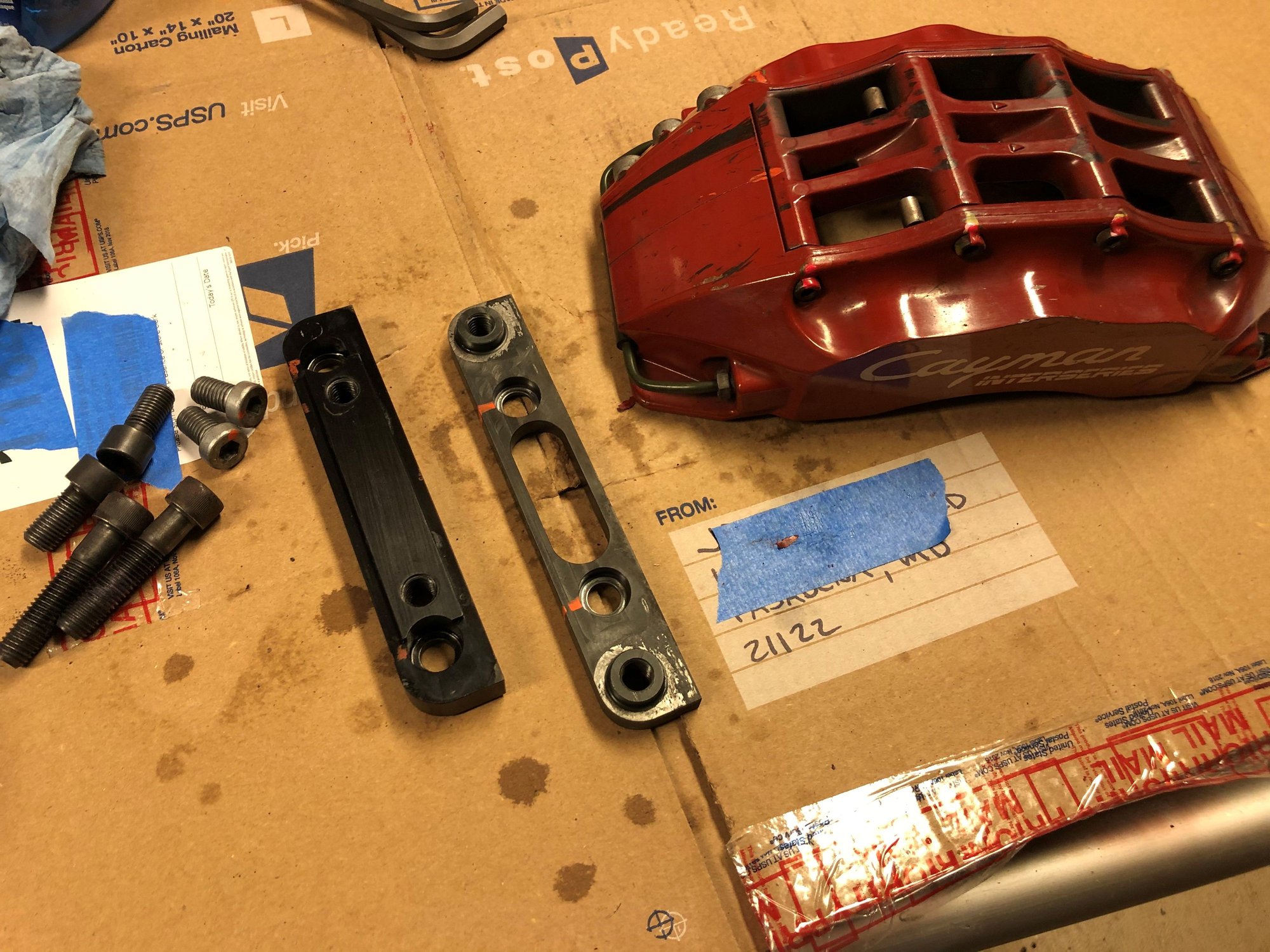 Brakes - FS: Cayman Interseries Front Brake Kit (Stoptech ST-60), Rebuilt - Used - 2006 to 2012 Porsche Boxster - 2006 to 2012 Porsche Cayman - Boston, MA 02118, United States