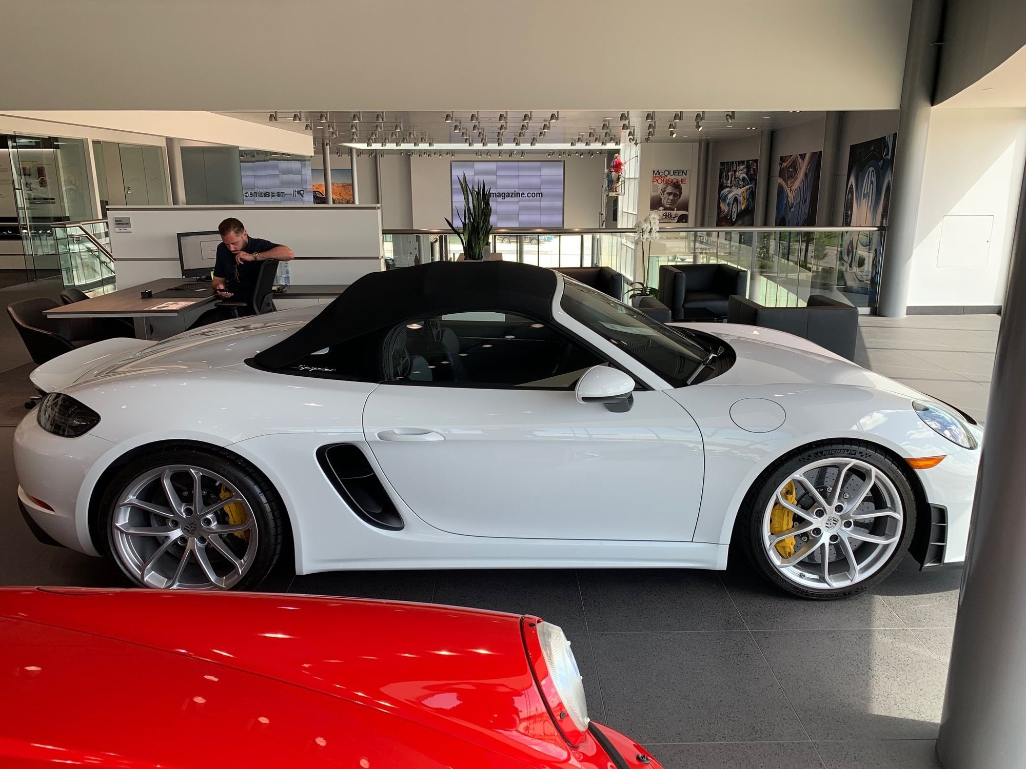 2020 Porsche 718 Spyder - Available 2020 718 Spyder - Used - VIN WP0CC2A83LS240155 - 160 Miles - 6 cyl - 2WD - Manual - Convertible - White - Houston, TX 77090, United States