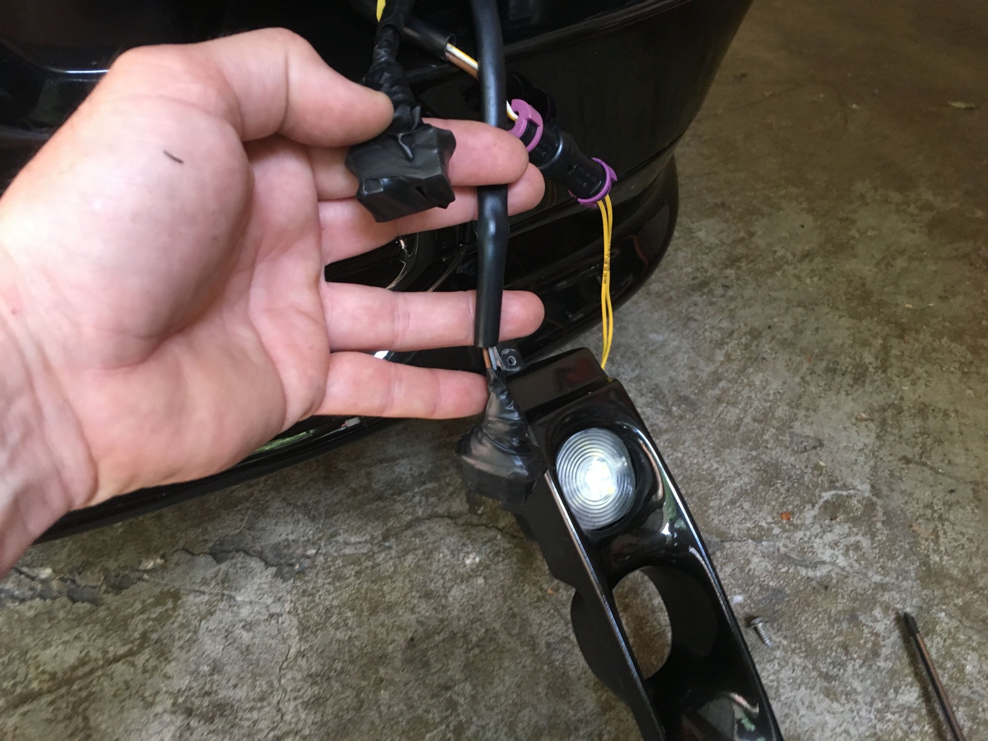 Help identifying wiring harness by driver side fog lights - Rennlist