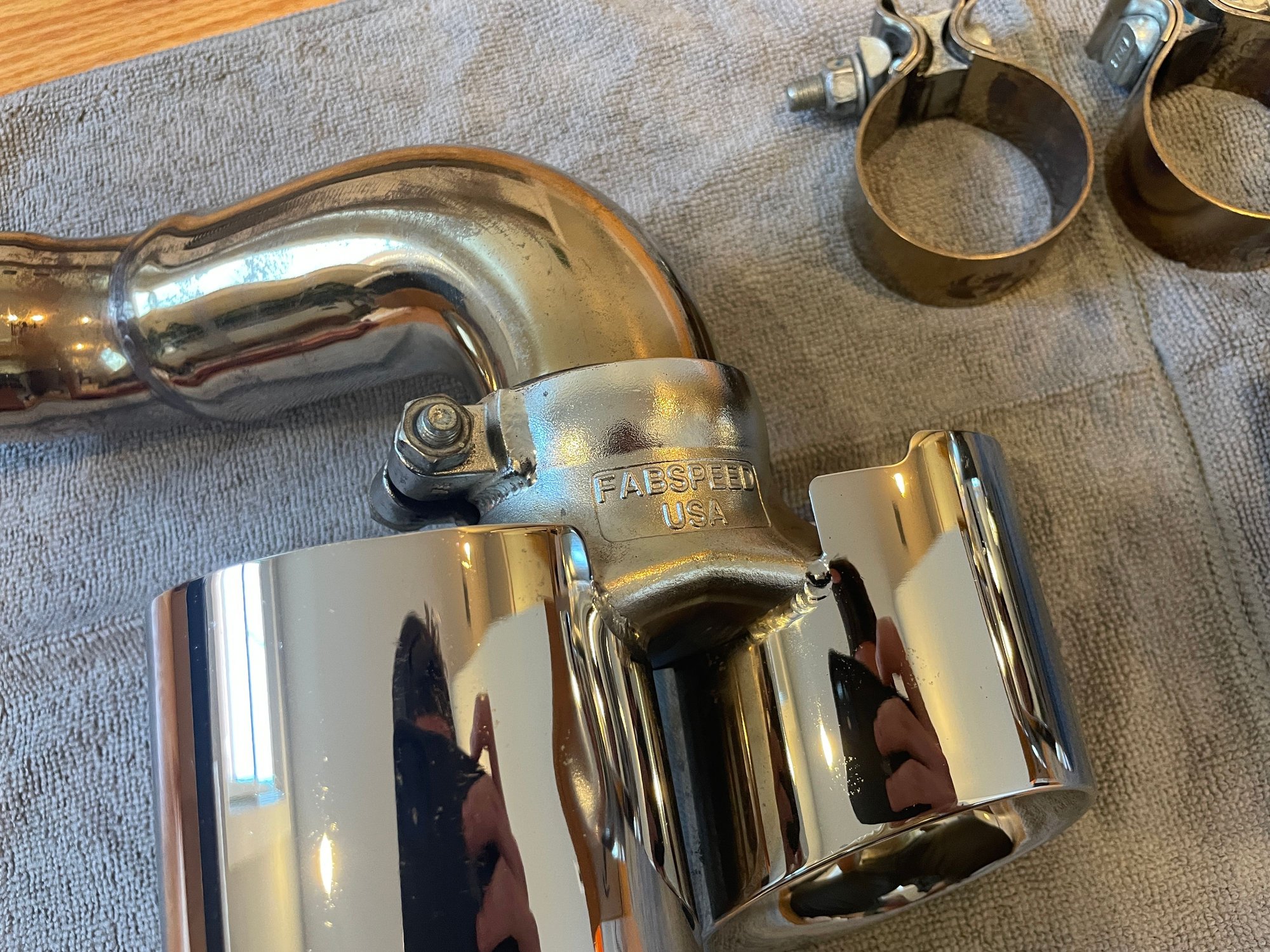 Engine - Exhaust - 997.2 Fabspeed Side Muffler Bypass Pipes & Stainless Steel Quad Tips - Used - 0  All Models - Boston, MA 02127, United States