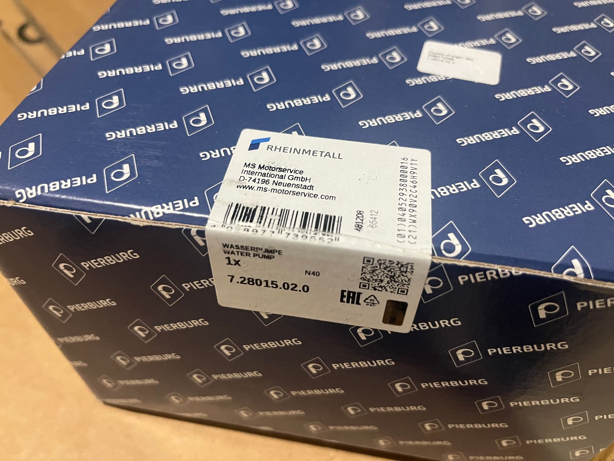 2006 Porsche Cayman - Pierburg water pump (composite impeller) - Miscellaneous - $270 - Saratoga Springs, NY 12866, United States