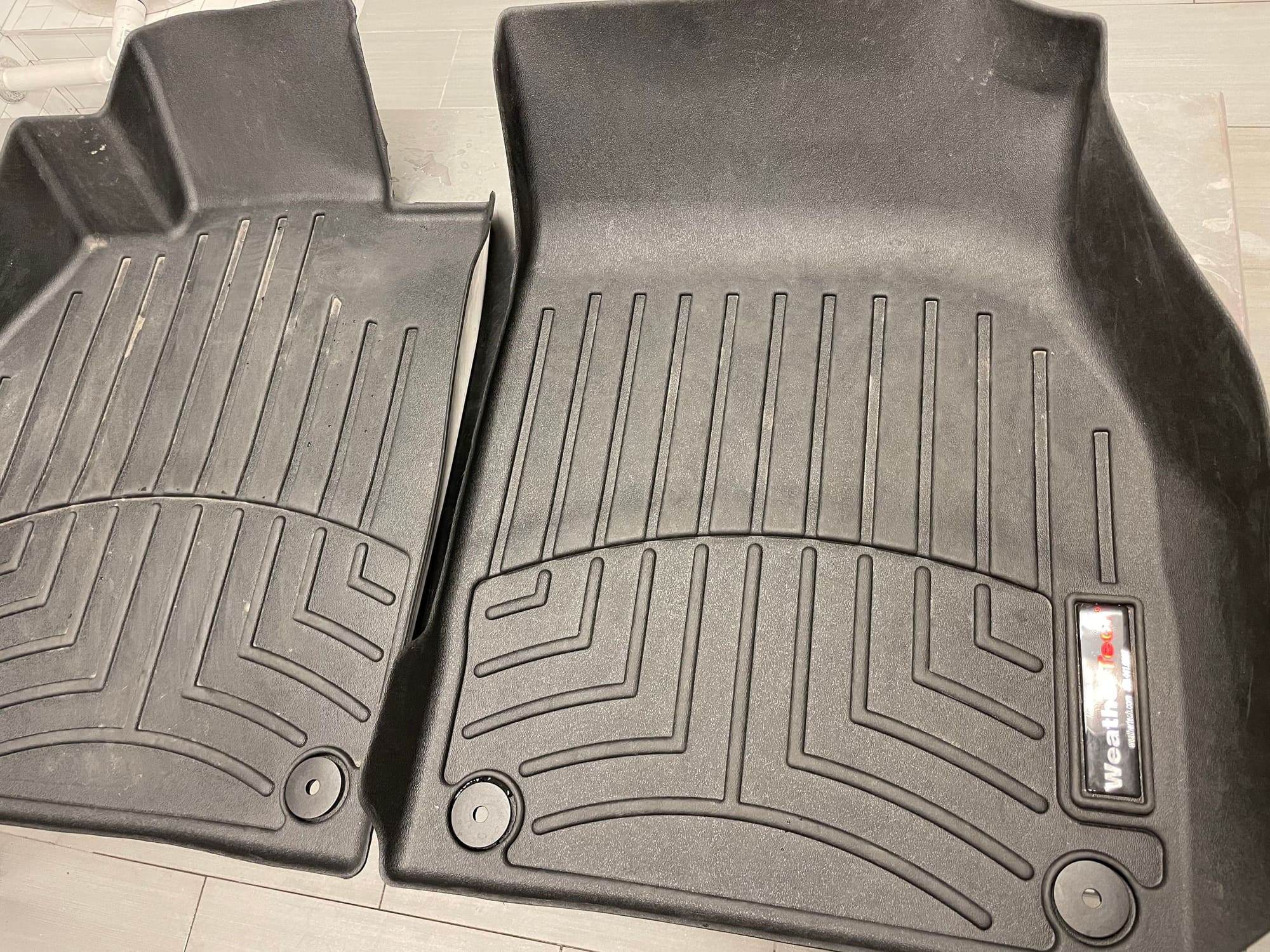 Interior/Upholstery - 991 Weathertech Floor Mats Black w/ passenger footwell pocket - Used - 2011 to 2020 Porsche 911 - Boston, MA 02127, United States