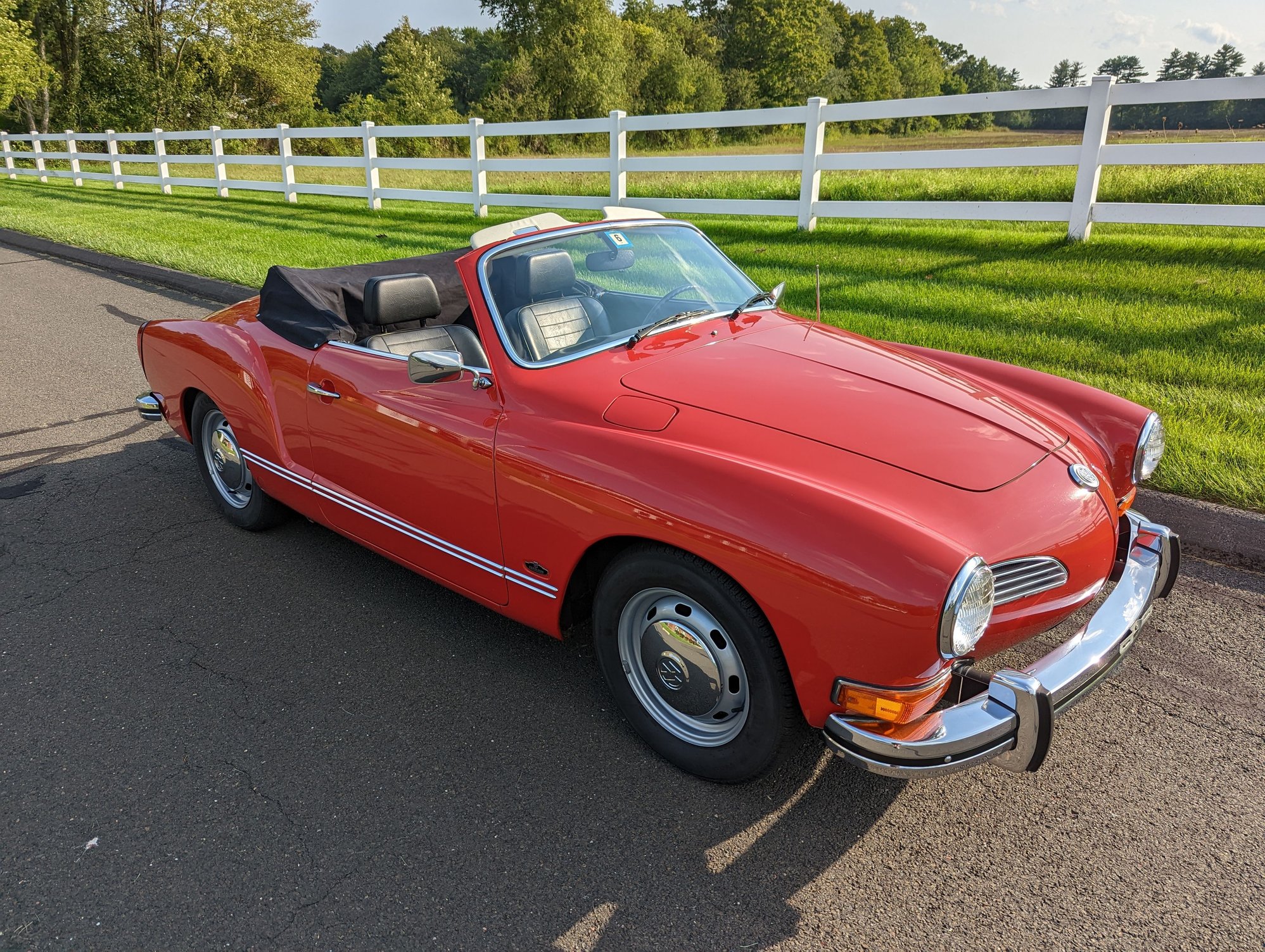 1974 Volkswagen Karmann Ghia - 1974 Volkswagen Karmann Ghia - Original, Unrestored, 39k Miles - Used - VIN 1442668038 - 39,200 Miles - 4 cyl - 2WD - Manual - Convertible - Red - Simsbury, CT 06070, United States