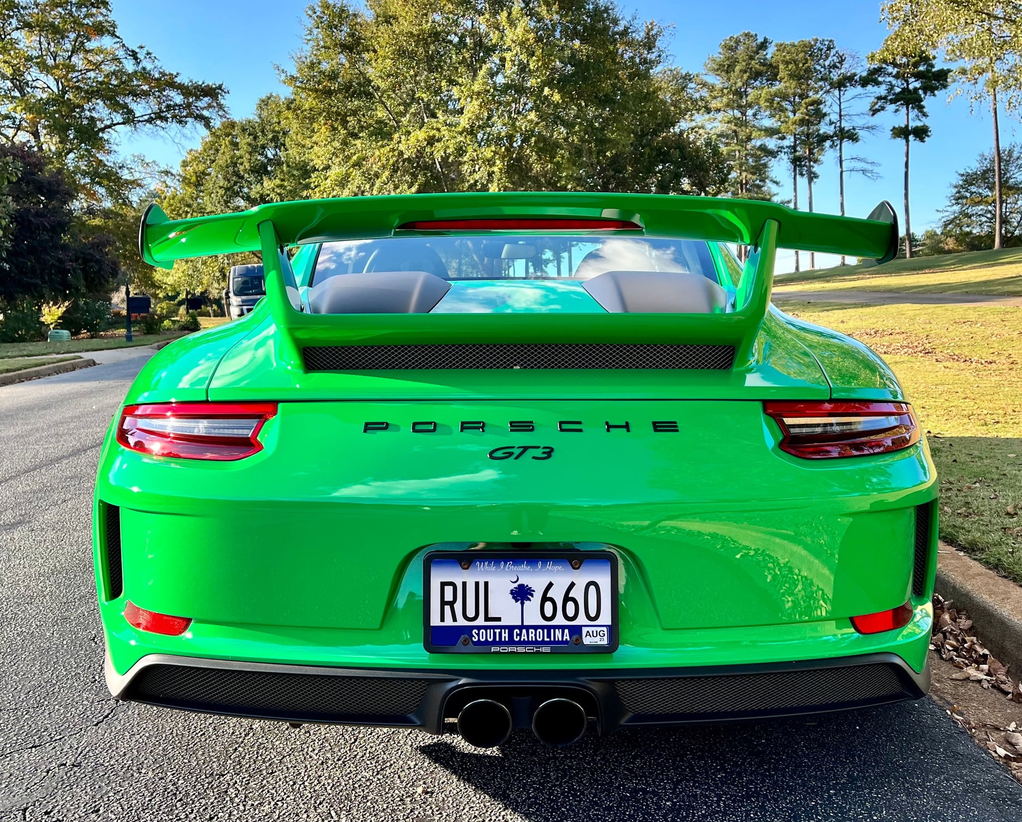 2018 Porsche GT3 - 2018 Signal Green 991.2 GT3 *Low Miles, Only 2 Owners, Never Tracked* - Used - VIN WPOAC2A9OJS175472 - 6 cyl - 2WD - Manual - Coupe - Other - Greer, SC 29651, United States