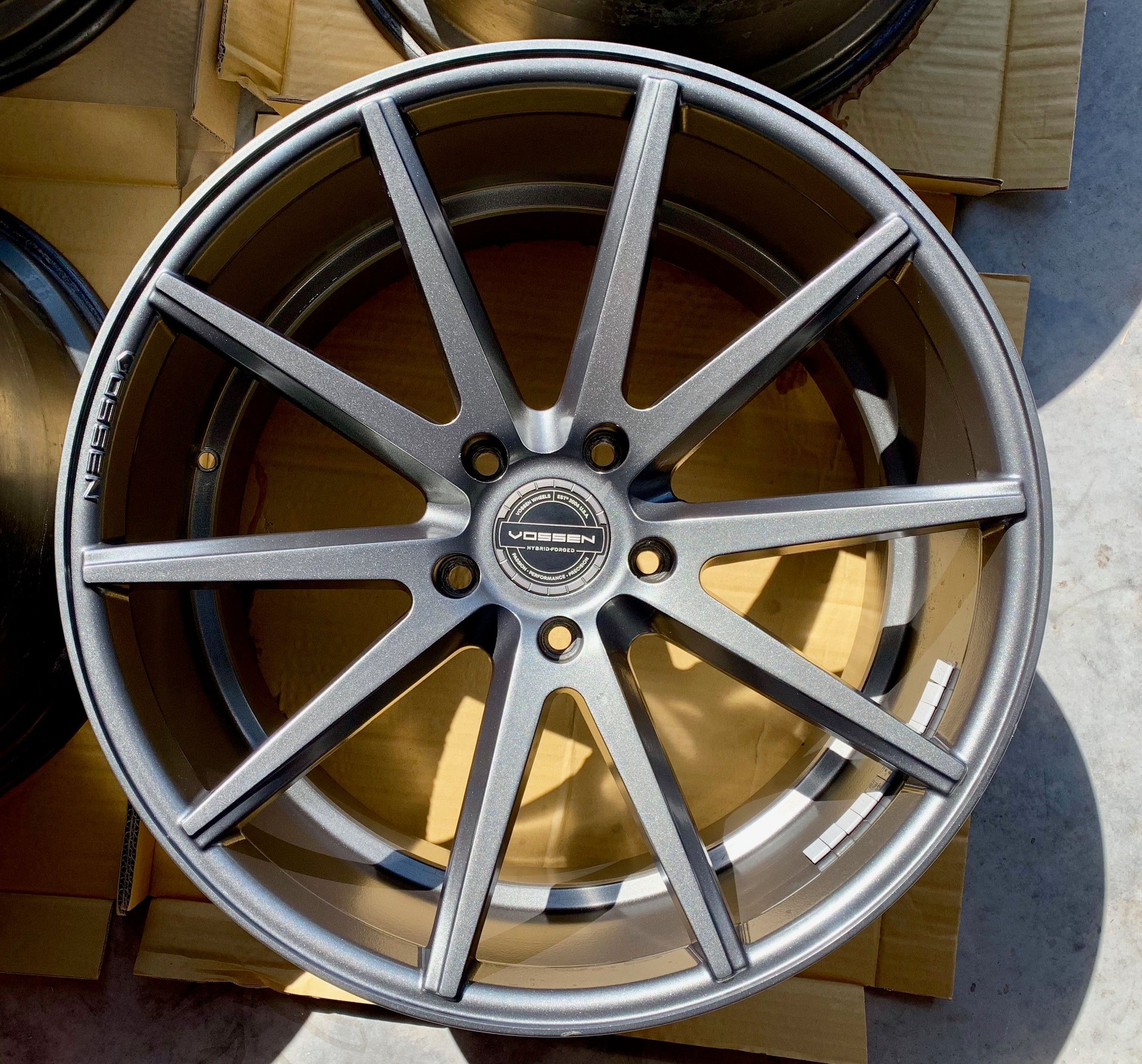 Wheels and Tires/Axles - FS: (4) Vossen 21" x 11" Hybrid Forged VFS-1 5x130 Matte Graphite 21x11 - Used - 2004 to 2018 Porsche Cayenne - Estero, FL 33928, United States