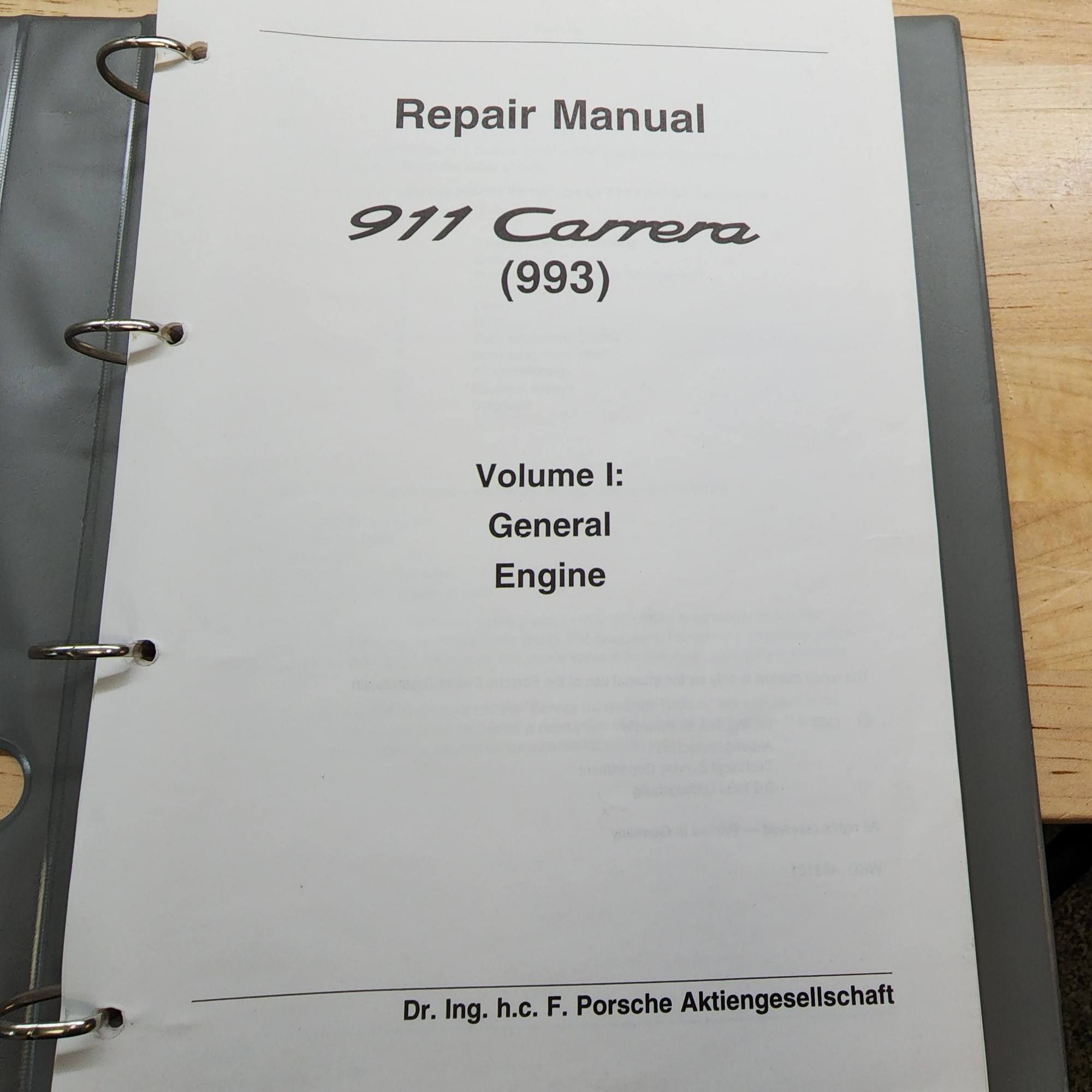Miscellaneous - Porsche 993 Factory Service Manuals, Complete set - Used - 1995 to 1998 Porsche 911 - Naperville, IL 60563, United States