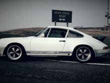 77 911 S hot rod. 3.2 liter Carrera engine. 17" Fuchs replicas. In the middle of nowhere Wyoming.