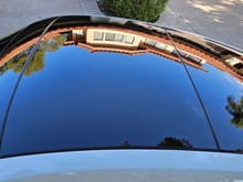 Sliding glass roof w/ sliding sunshade