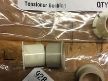 Here are the 83-84 style tensioner bushings versus the 85-86 style.