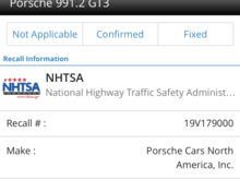 This is the recall details and if you scroll further there is a link to the NHTSA database. 