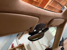 Sunroof open to ventilate the fumes. Very nice results. I do not have leather visors. 

Great thread. Thanks. 
CB 