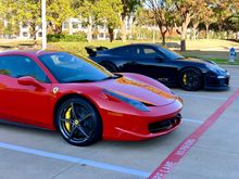 Rob, you won’t be able to control yourself in the 458. The engine revs so fast it’s addicting. Plus the led steering lights and noise will egg you on 