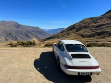 At the top of the Crown Range. Supposedly the highest paved public road in New Zealand. 