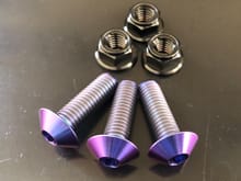 Titanium fitting kit - Purple anodised