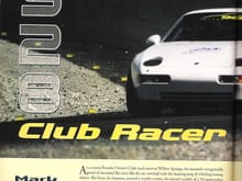 928 Club Racer - European Car 1998