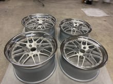 My newly restored HRE C20's. To fully appreciate the work, you would have to have seen the "before" shots. They were in rough shape...