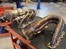 Cargraphic Stainless Steel Racing Manifolds vs. OE DFI GT4 Manifold (with cats)