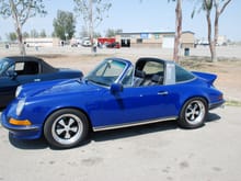 This Targa was on the Targa California 2015 with us this year. It is a backdated 911 (thinking maybe an 86 Carrera to begin with)  It made me think of your car though.