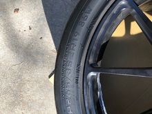 Front Tire - 265/35 ZR 19