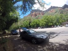 Stopping for lunch north of Sedona