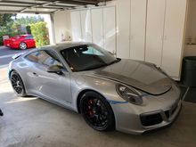 Taped up ready for polish