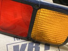 Light has crack thru turn signal light