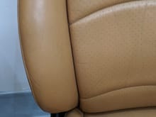 Driver seat right bolster