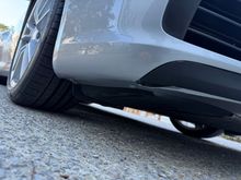 Minor underbody scrape, not visible from above
