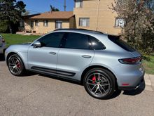 My 2024 Macan S with ~80 miles on it.  (Not my house in the background)