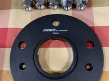 The 10mm front spacers were never used. They will come in the original boxes