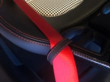 Also made my seatbelt loops. 