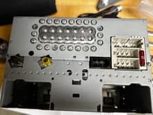 backside of factory radio